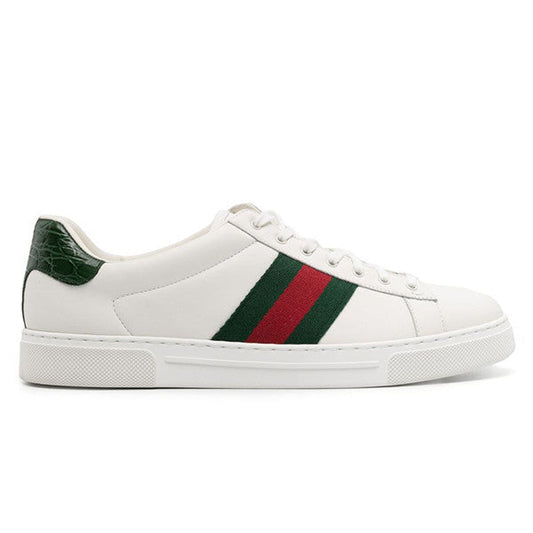 Men¡¯s Gucci Ace Leather Sneakers